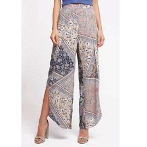 Abbeline Split Leg Patchwork Summer Flower Pants
